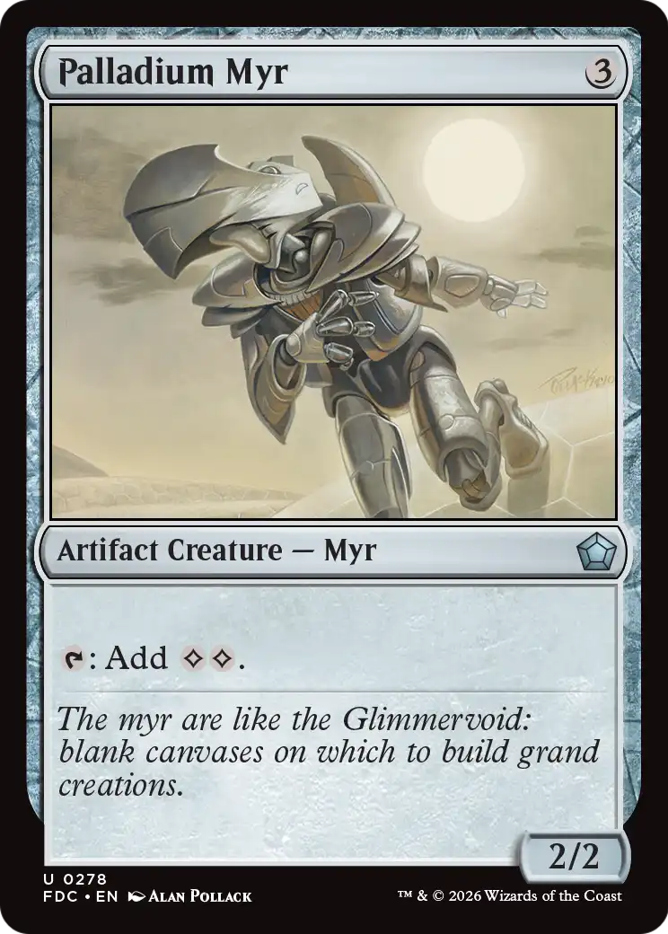 Palladium Myr [Foundations Commander] | Exor Games New Glasgow
