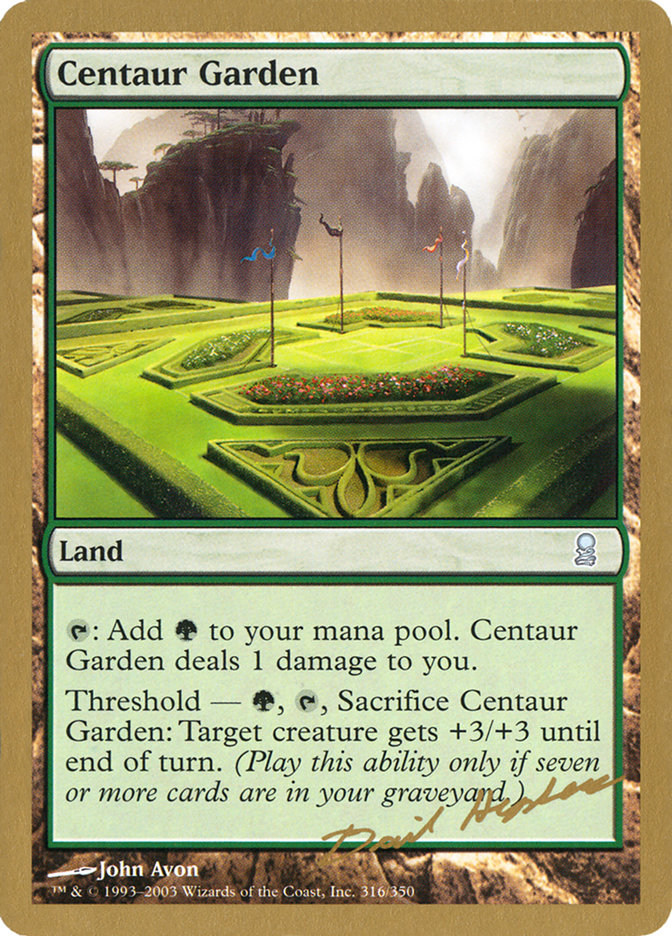 Centaur Garden (Dave Humpherys) [World Championship Decks 2003] | Exor Games New Glasgow