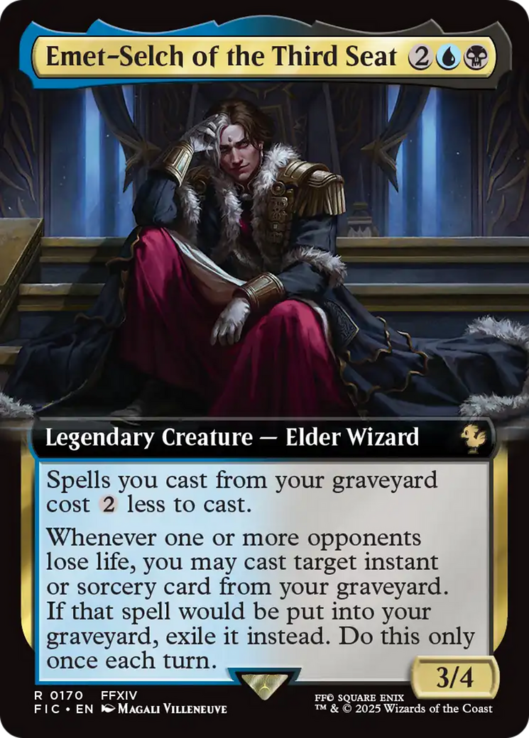 Emet-Selch of the Third Seat (Extended Art) [FINAL FANTASY Commander] | Exor Games New Glasgow