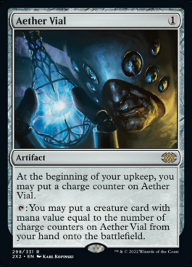 Aether Vial [Double Masters 2022] | Exor Games New Glasgow