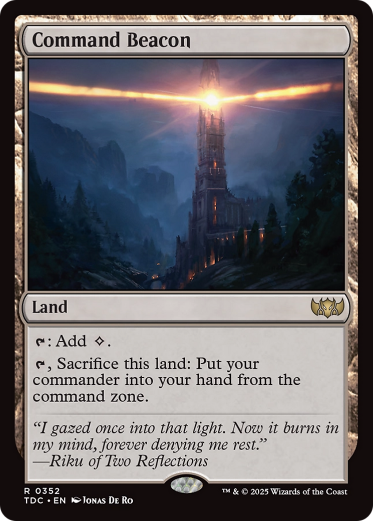 Command Beacon [Tarkir: Dragonstorm Commander] | Exor Games New Glasgow
