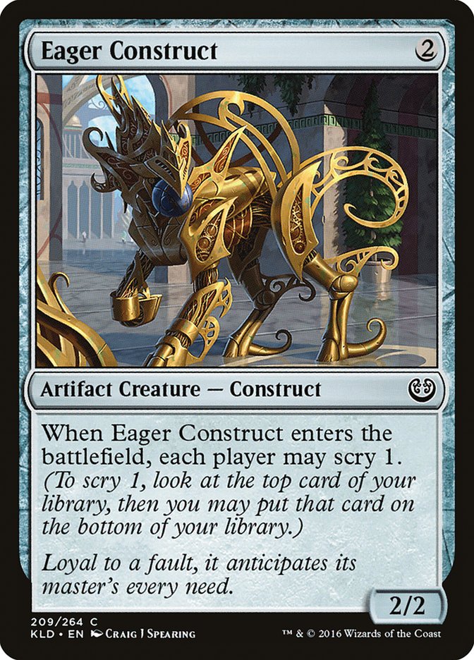 Eager Construct [Kaladesh] | Exor Games New Glasgow