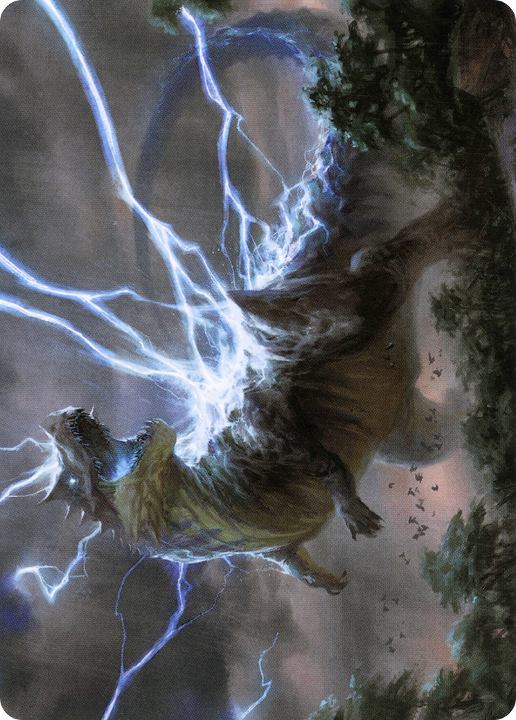 Thrasta, Tempest's Roar Art Card (41) [Modern Horizons 2 Art Series] | Exor Games New Glasgow