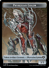 Phyrexian Golem // Ox Double-Sided Token [Commander Masters Tokens] | Exor Games New Glasgow