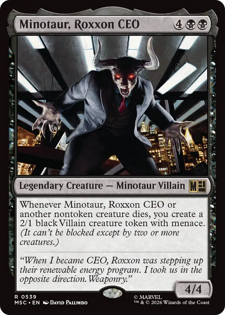 Minotaur, Roxxon CEO [Marvel Super Heroes Commander] | Exor Games New Glasgow