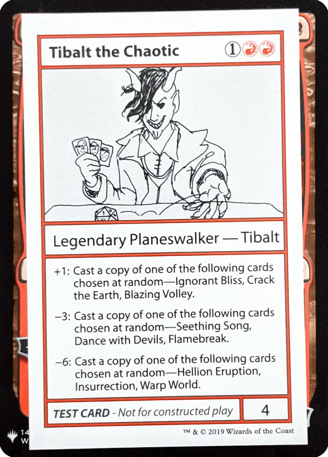 Tibalt the Chaotic [Mystery Booster Playtest Cards] | Exor Games New Glasgow