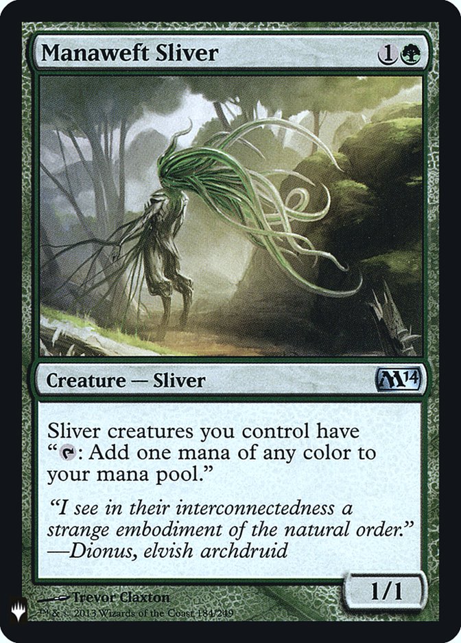 Manaweft Sliver [Mystery Booster] | Exor Games New Glasgow