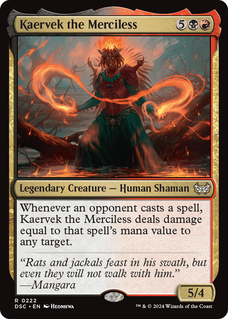 Kaervek the Merciless [Duskmourn: House of Horror Commander] | Exor Games New Glasgow