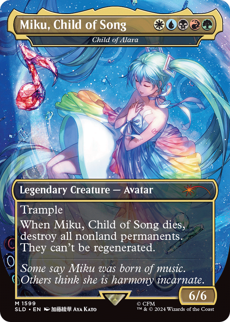 Miku, Child of Song - Child of Alara [Secret Lair Drop Series] | Exor Games New Glasgow