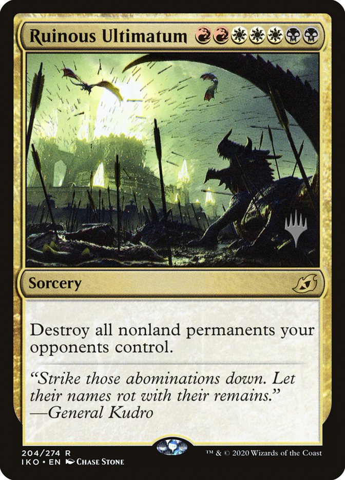 Ruinous Ultimatum (Promo Pack) [Ikoria: Lair of Behemoths Promos] | Exor Games New Glasgow