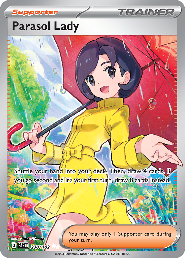 Parasol Lady (238/182) [Scarlet & Violet: Paradox Rift] | Exor Games New Glasgow