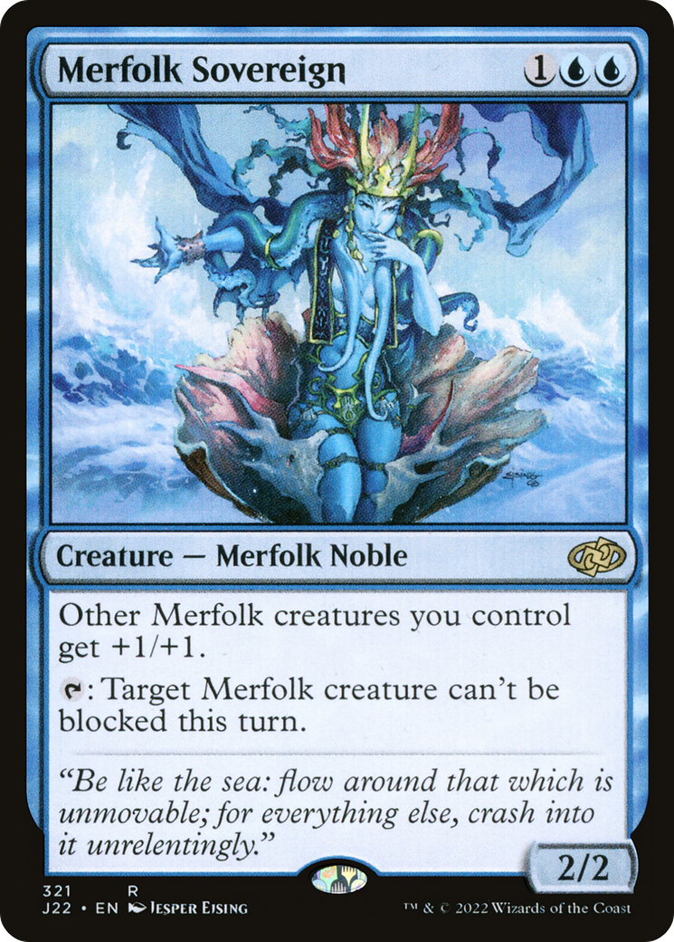 Merfolk Sovereign [Jumpstart 2022] | Exor Games New Glasgow