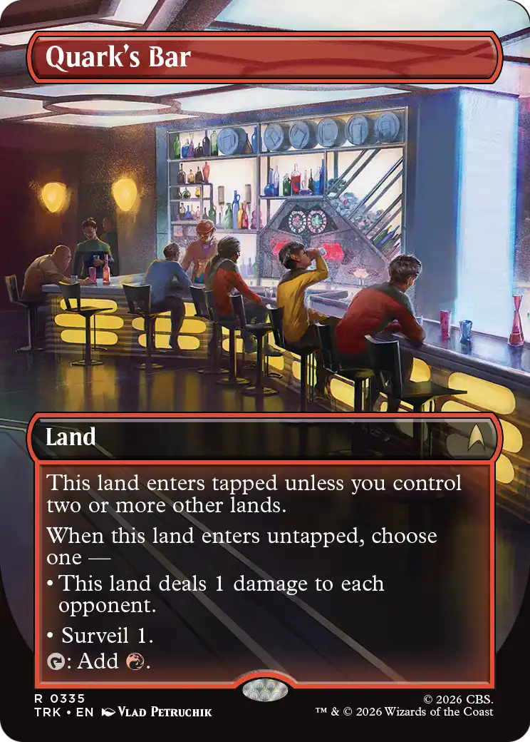 Quark's Bar (Borderless) (0335) [Star Trek] | Exor Games New Glasgow
