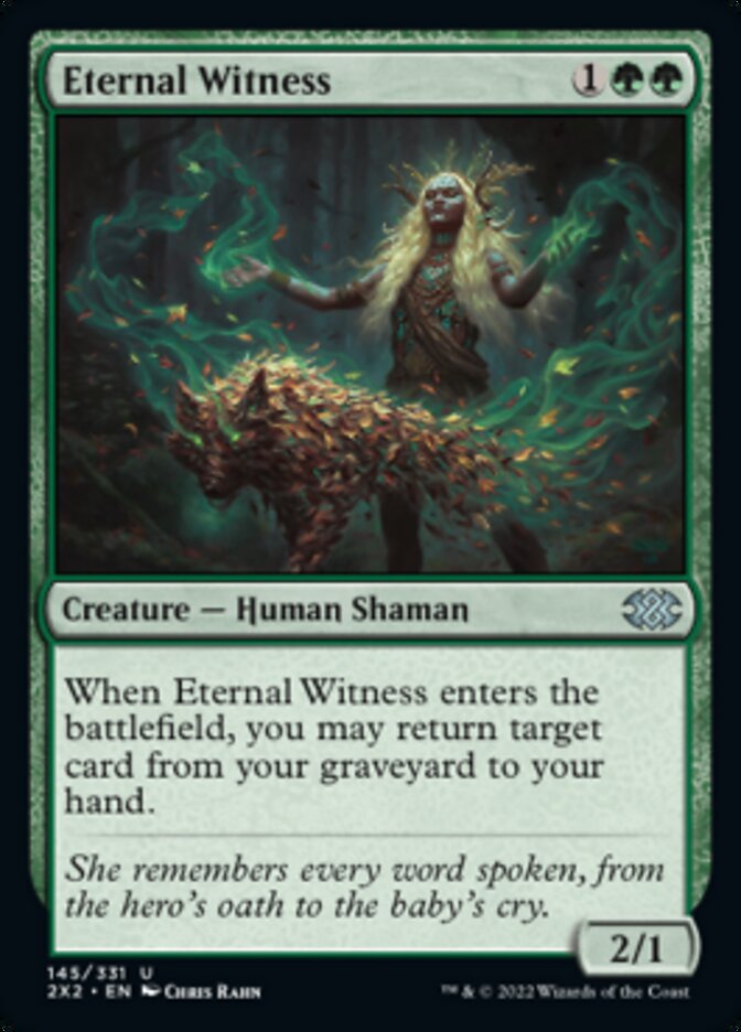 Eternal Witness [Double Masters 2022] | Exor Games New Glasgow