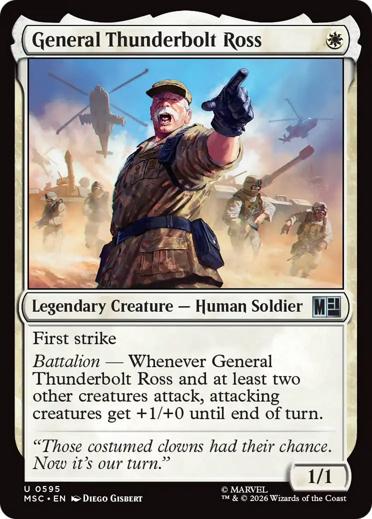 General Thunderbolt Ross [Marvel Super Heroes Commander] | Exor Games New Glasgow
