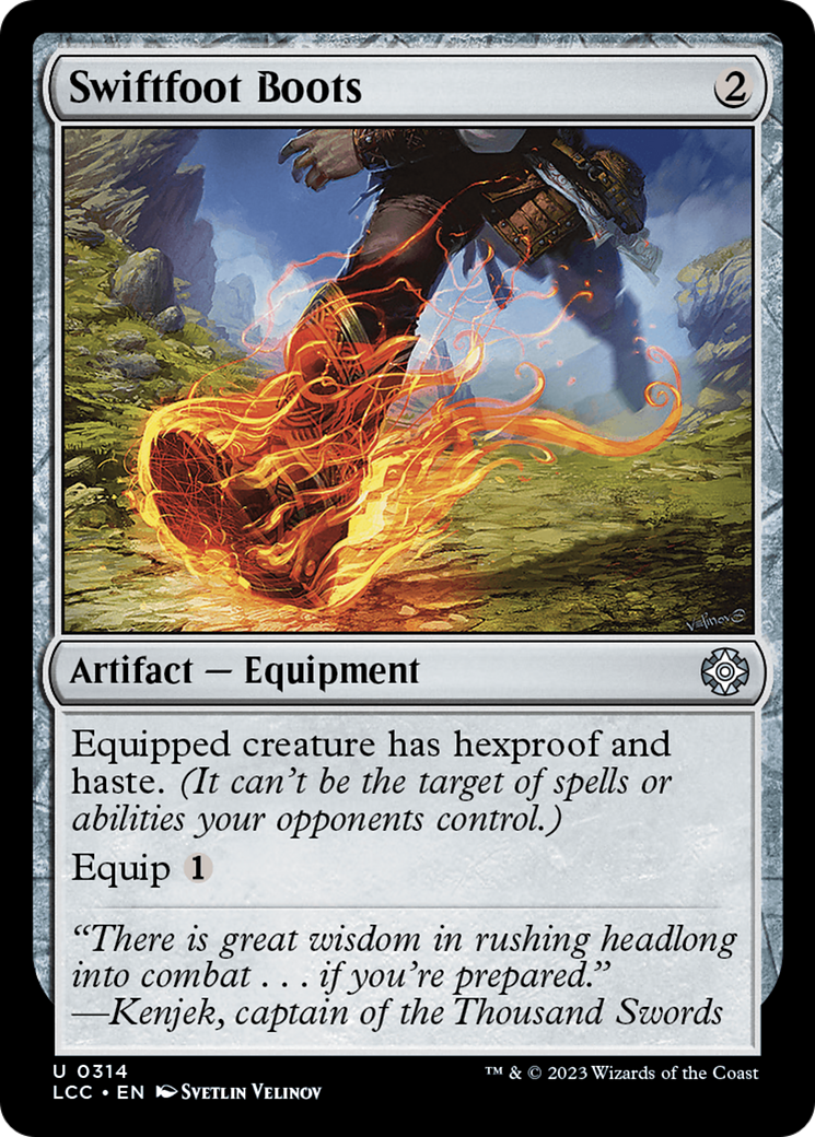 Swiftfoot Boots [The Lost Caverns of Ixalan Commander] | Exor Games New Glasgow