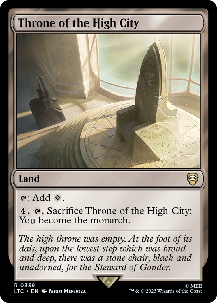 Throne of the High City [The Lord of the Rings: Tales of Middle-Earth Commander] | Exor Games New Glasgow