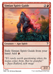 Simian Spirit Guide (White Border) [Mystery Booster 2] | Exor Games New Glasgow