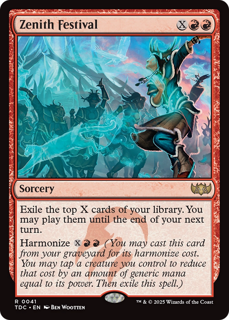 Zenith Festival [Tarkir: Dragonstorm Commander] | Exor Games New Glasgow
