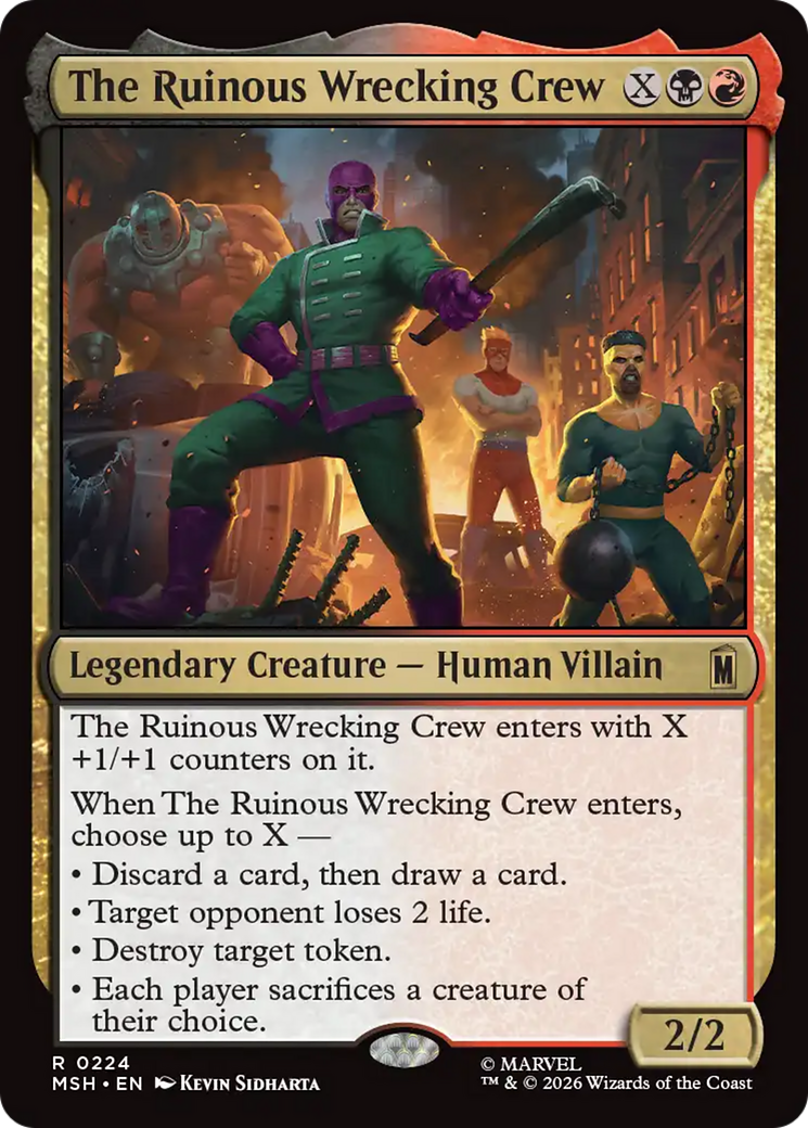 The Ruinous Wrecking Crew [Marvel Super Heroes] | Exor Games New Glasgow