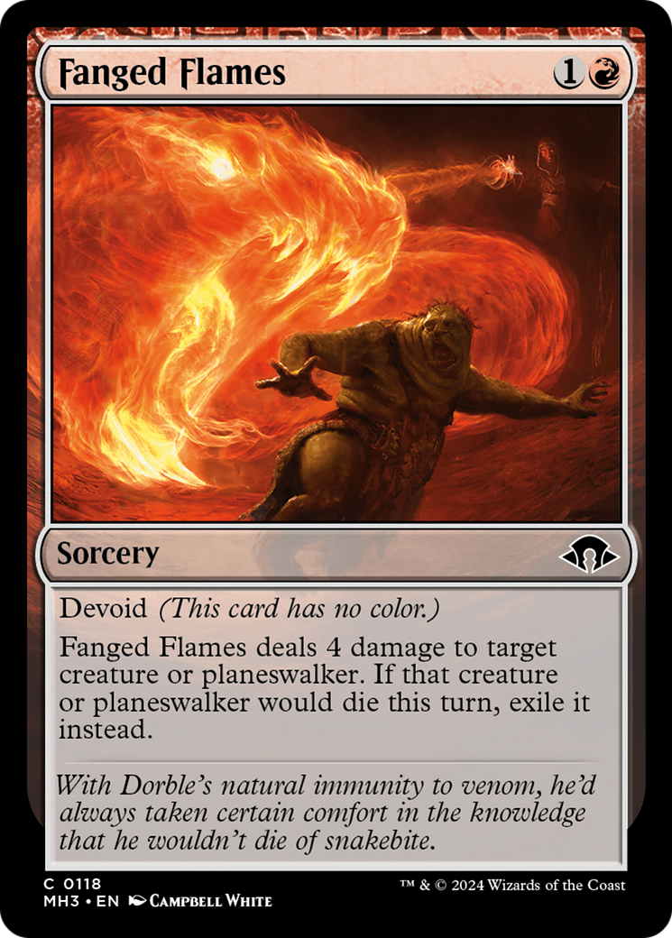 Fanged Flames [Modern Horizons 3] | Exor Games New Glasgow