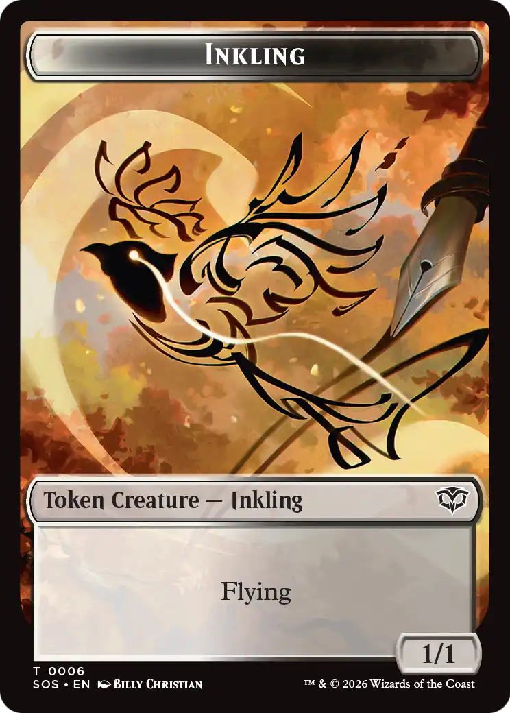 Slug // Inkling Double-Sided Token [The List] | Exor Games New Glasgow