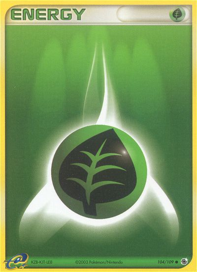 Grass Energy (104/109) [EX: Ruby & Sapphire] | Exor Games New Glasgow