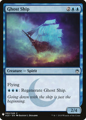 Ghost Ship [Mystery Booster] | Exor Games New Glasgow