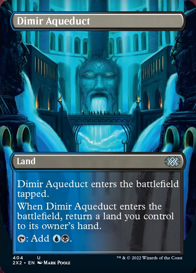 Dimir Aqueduct (Borderless Alternate Art) [Double Masters 2022] | Exor Games New Glasgow
