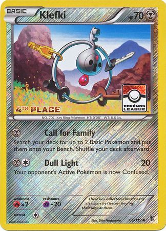 Klefki (66/119) (League Promo 4th Place) [XY: Phantom Forces] | Exor Games New Glasgow