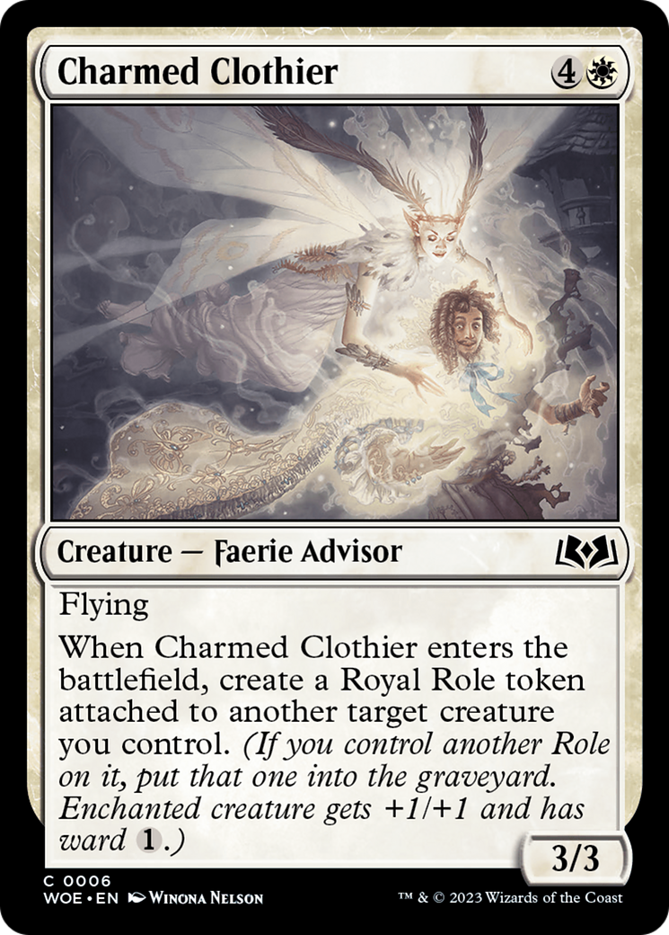 Charmed Clothier [Wilds of Eldraine] | Exor Games New Glasgow