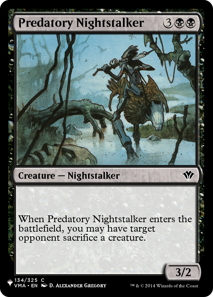 Predatory Nightstalker [The List] | Exor Games New Glasgow