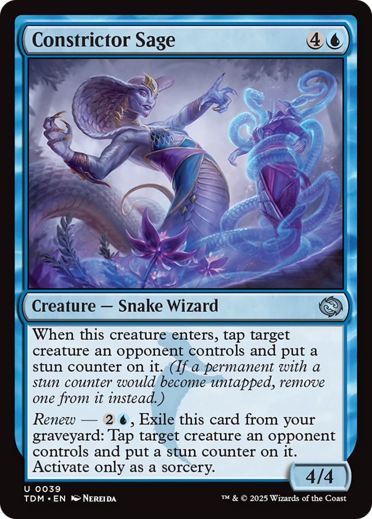 Constrictor Sage [Tarkir: Dragonstorm] | Exor Games New Glasgow