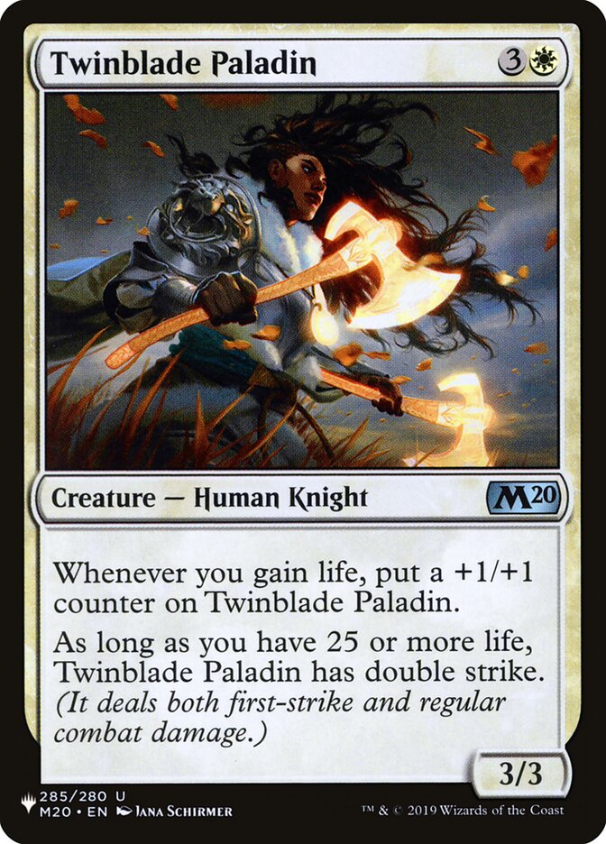 Twinblade Paladin [The List] | Exor Games New Glasgow