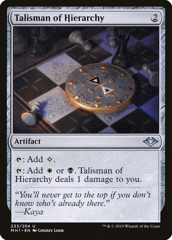 Talisman of Hierarchy [Modern Horizons] | Exor Games New Glasgow