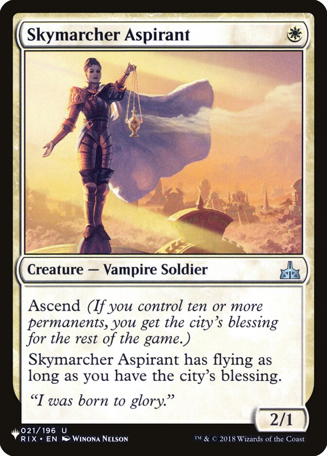 Skymarcher Aspirant [The List] | Exor Games New Glasgow