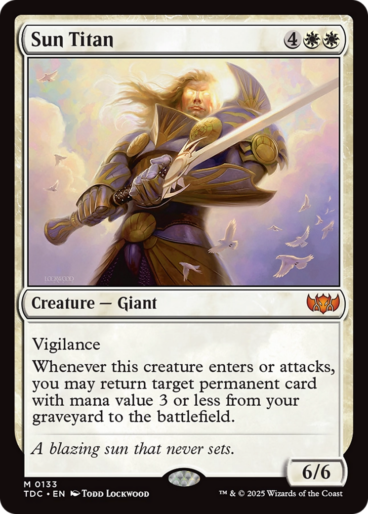 Sun Titan [Tarkir: Dragonstorm Commander] | Exor Games New Glasgow