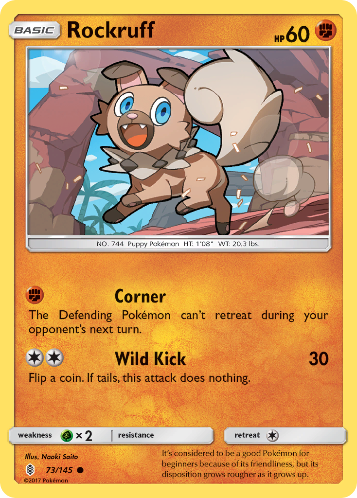 Rockruff (73/145) [Sun & Moon: Guardians Rising] | Exor Games New Glasgow