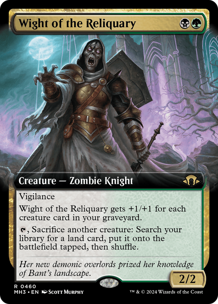 Wight of the Reliquary (Extended Art) [Modern Horizons 3] | Exor Games New Glasgow