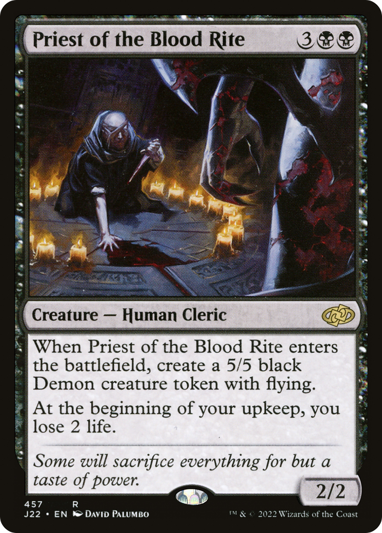 Priest of the Blood Rite [Jumpstart 2022] | Exor Games New Glasgow