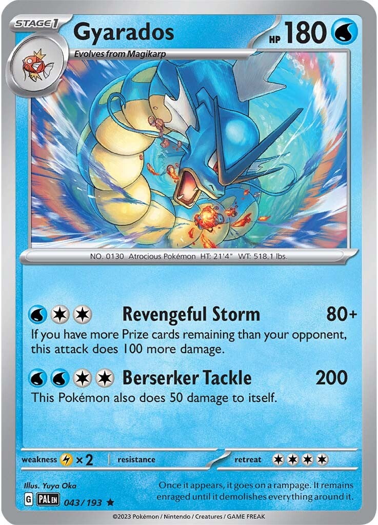 Gyarados (043/193) [Scarlet & Violet: Paldea Evolved] | Exor Games New Glasgow