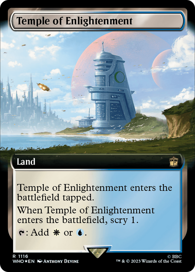 Temple of Enlightenment (Extended Art) (Surge Foil) [Doctor Who] | Exor Games New Glasgow