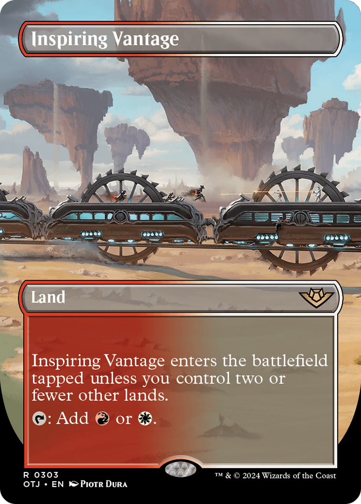 Inspiring Vantage (Borderless) [Outlaws of Thunder Junction] | Exor Games New Glasgow