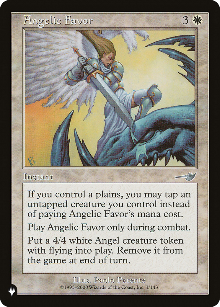 Angelic Favor [The List Reprints] | Exor Games New Glasgow