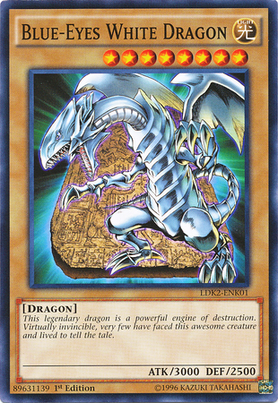 Blue-Eyes White Dragon (Version 4) [LDK2-ENK01] Common | Exor Games New Glasgow