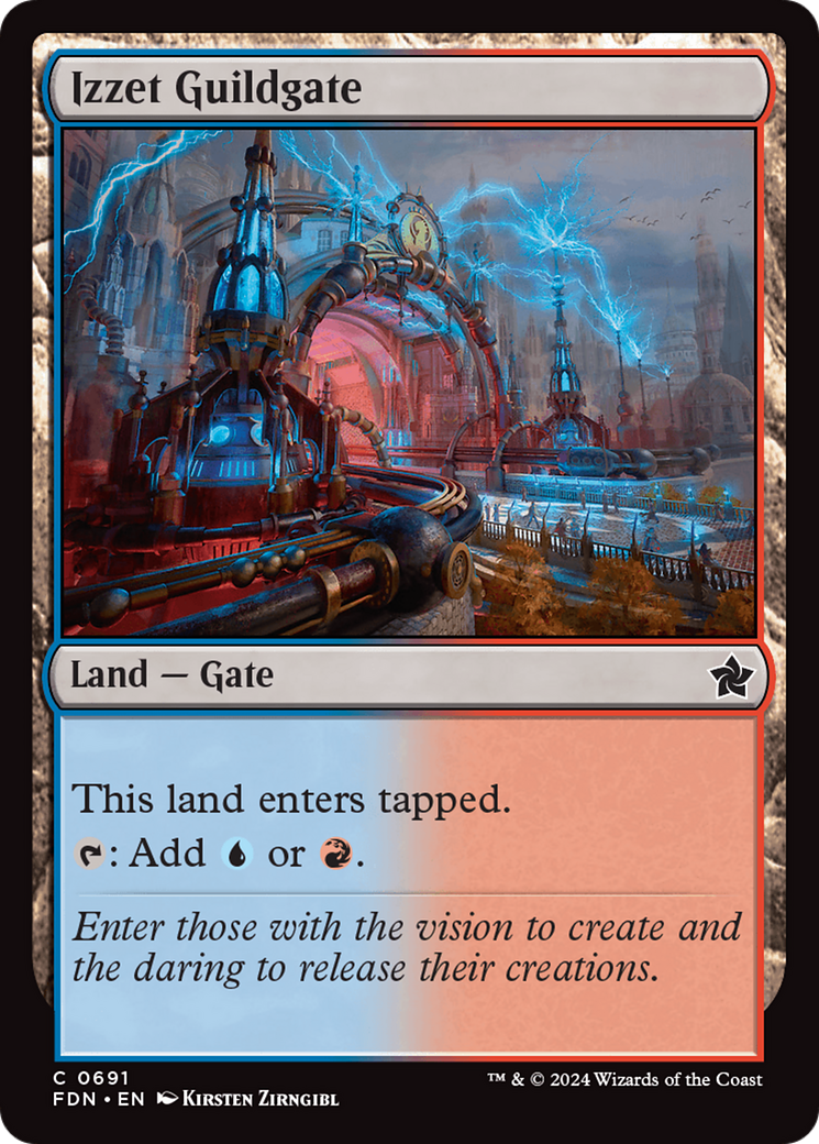 Izzet Guildgate [Foundations] | Exor Games New Glasgow