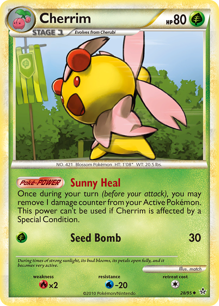 Cherrim (28/95) [HeartGold & SoulSilver: Unleashed] | Exor Games New Glasgow