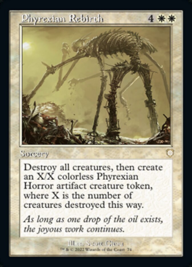Phyrexian Rebirth (Retro) [The Brothers' War Commander] | Exor Games New Glasgow