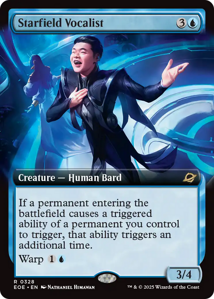 Starfield Vocalist (Extended Art) [Edge of Eternities] | Exor Games New Glasgow