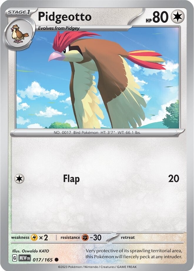 Pidgeotto (017/165) [Scarlet & Violet 151] | Exor Games New Glasgow